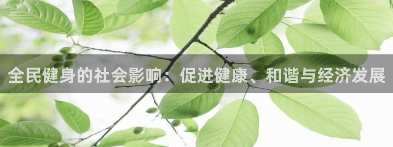 尊龙人生就是博旧：全民健身的社会影响：促进健康、和谐与经